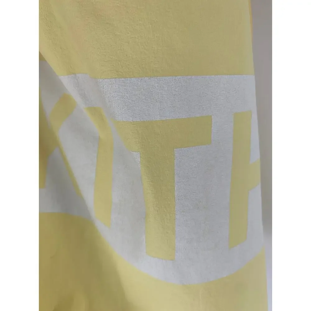 KITH Madison Jacket Mens Small Pale Yellow Hooded Zip Up